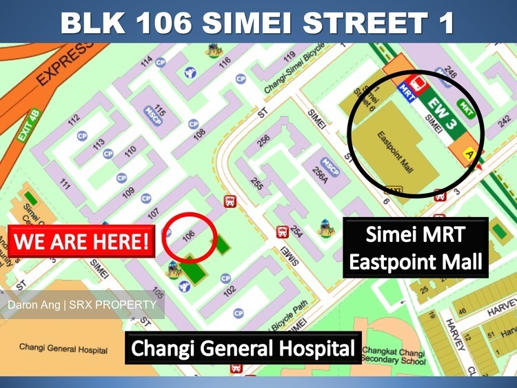 Blk 106 Simei Street 1 (Tampines), HDB 4 Rooms #185769822